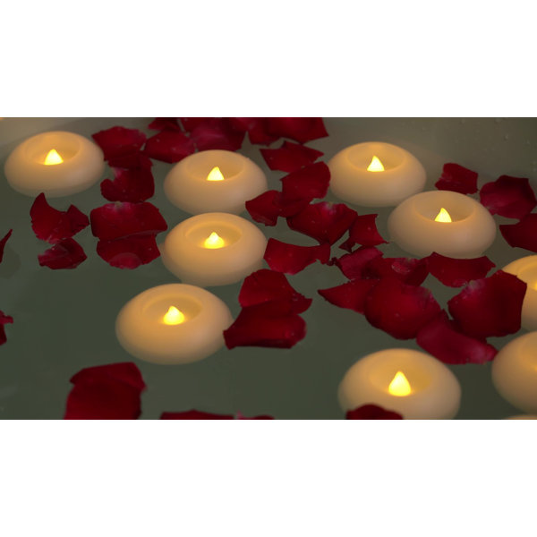 Symple Stuff Unscented Flameless Floating Candle Reviews Wayfair